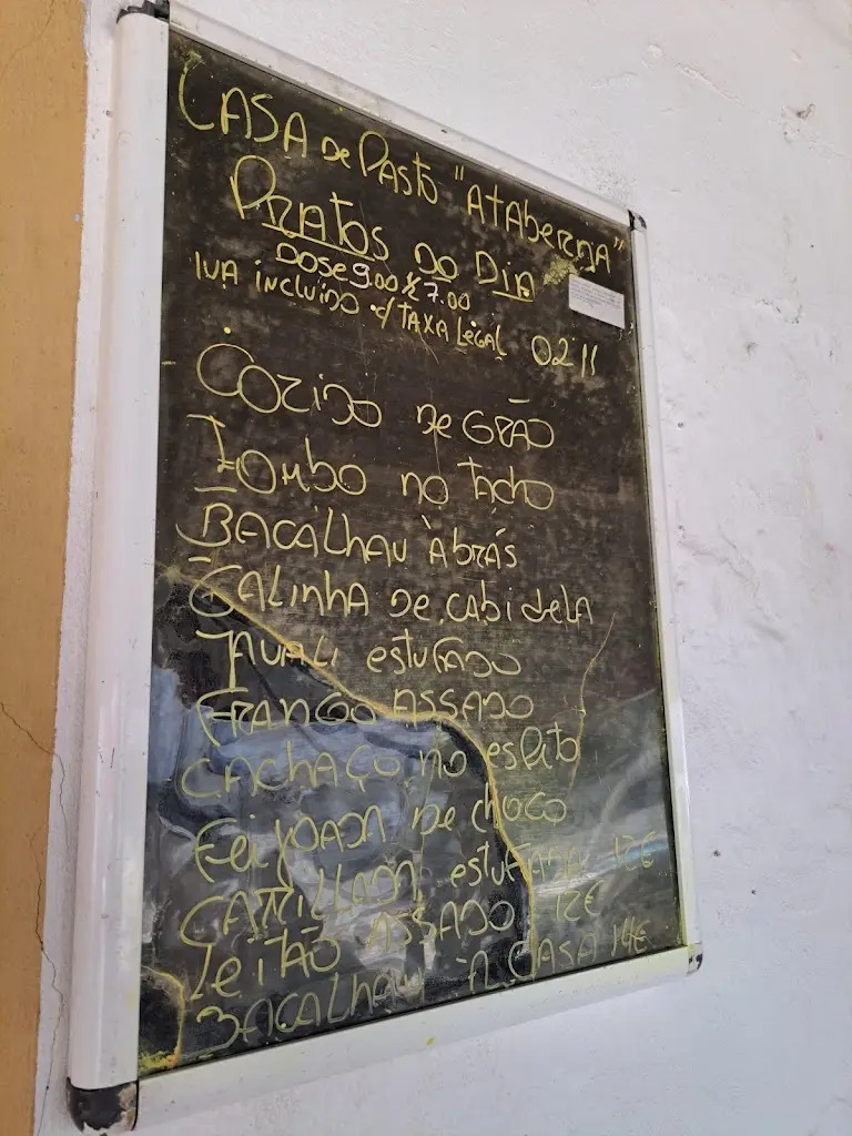 Menu_Casa de Pasto A Taberna_Minas de São Domingos_immagine_4