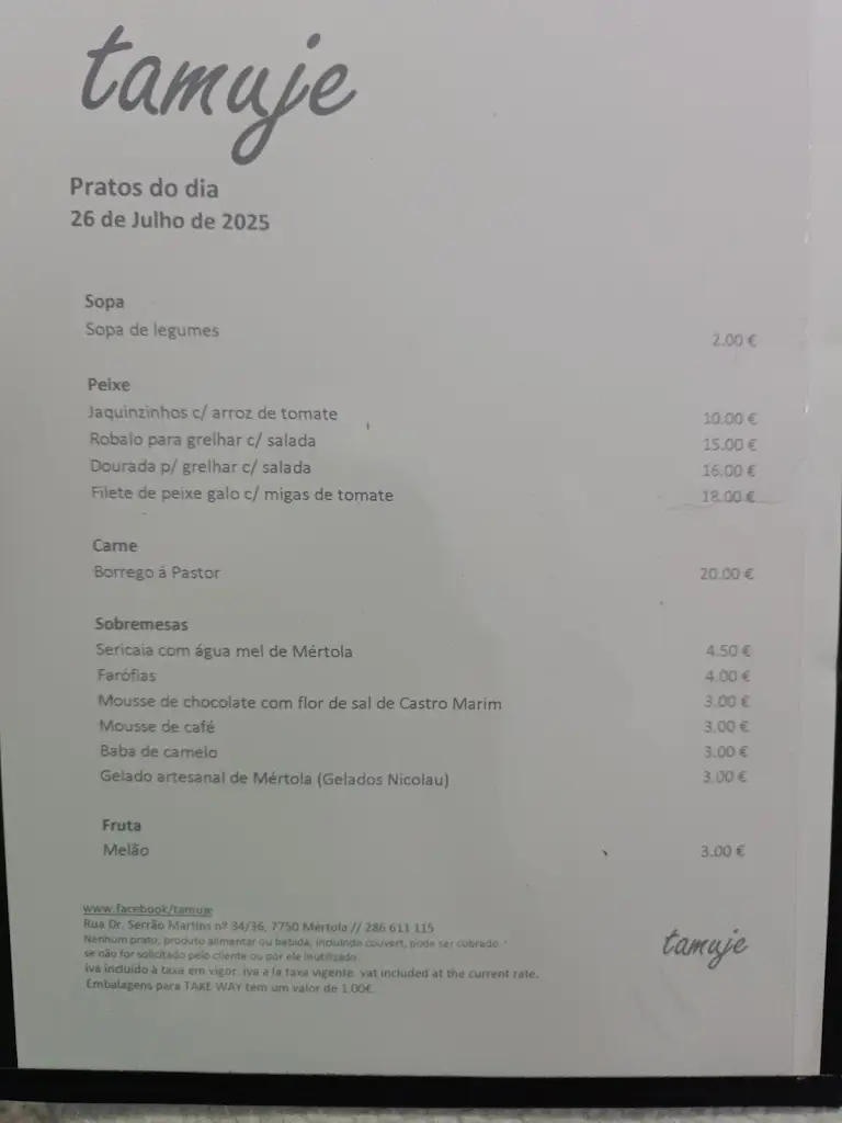 Menu_Tamuje_Minas de São Domingos_imagen_2