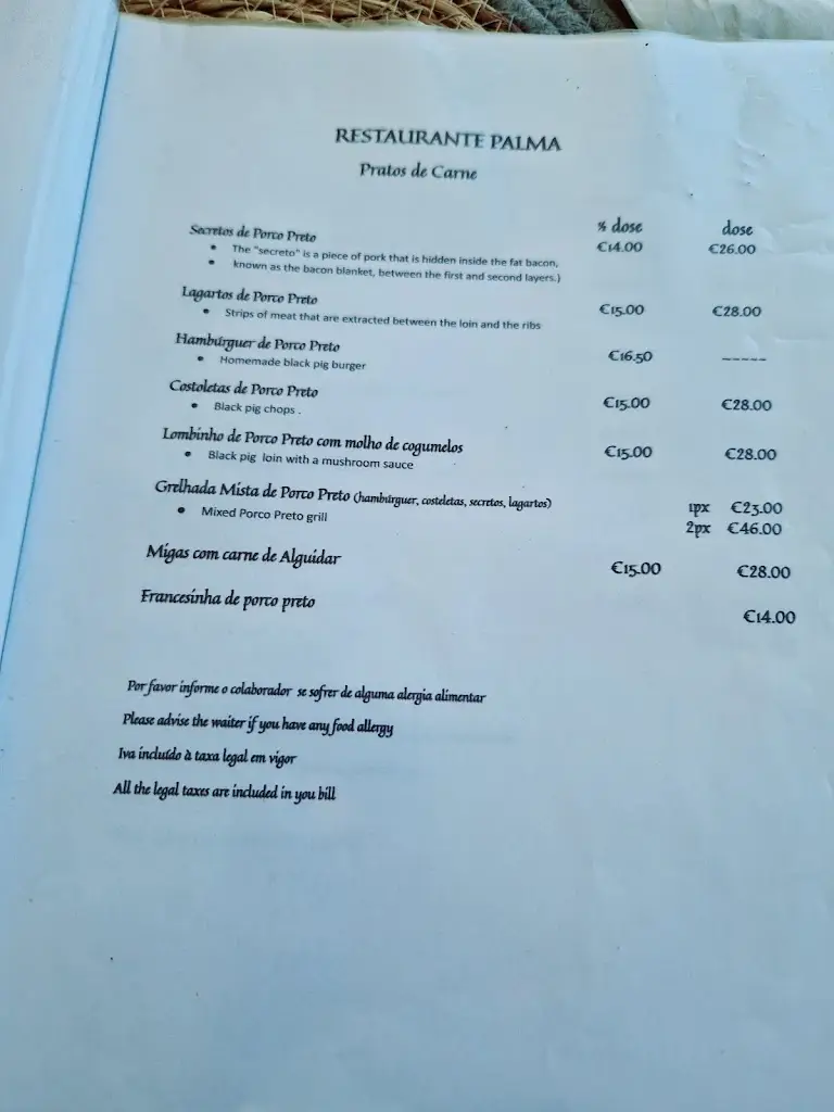 Menu_Restaurante Palma_Ourique_immagine_1