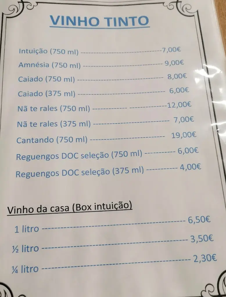 Menu_Restaurante São Silvestre_Ourique_immagine_2