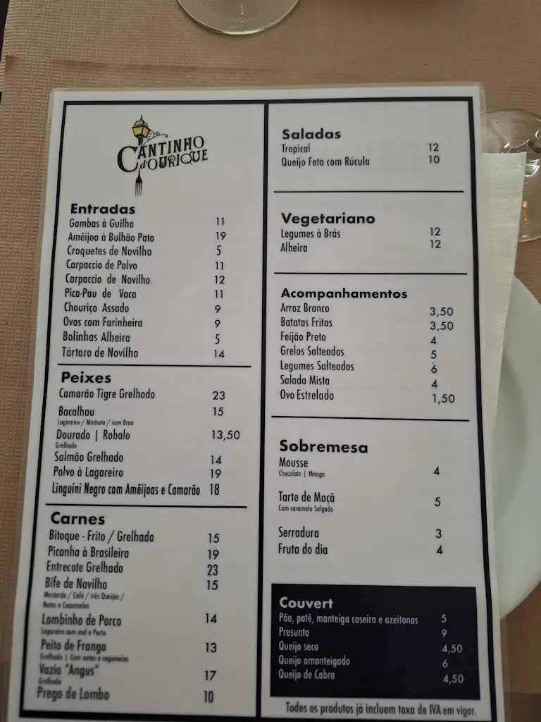 Menu_Cantinho d’Ourique_Ourique_immagine_1