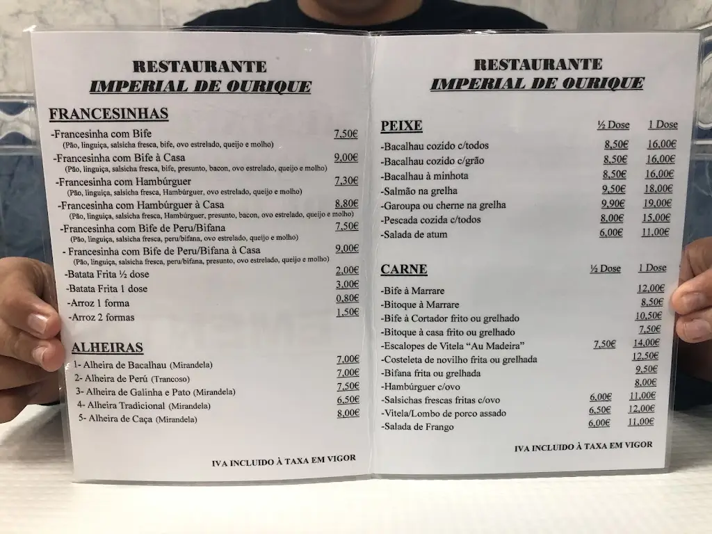 Menu_Imperial de Ourique_Ourique_imagen_1