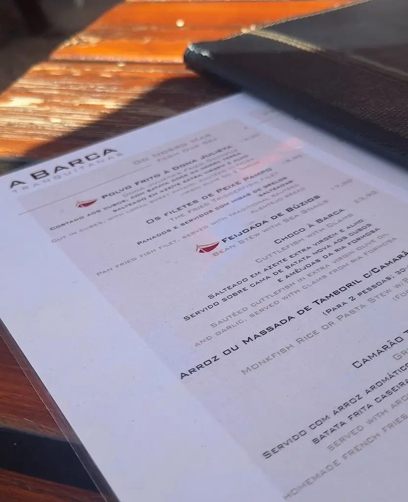 Menu_A Barca Tranquitanas_Zambujeira do Mar_image_4