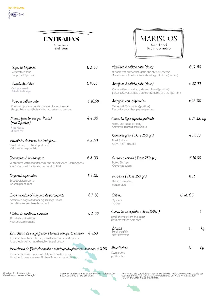 Menu_O Sacas_Zambujeira do Mar_imagen_1