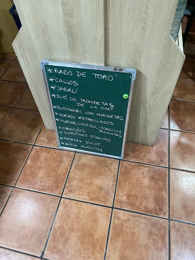 Menu_Bar Las Palmeras_Castellbisbal_image_3