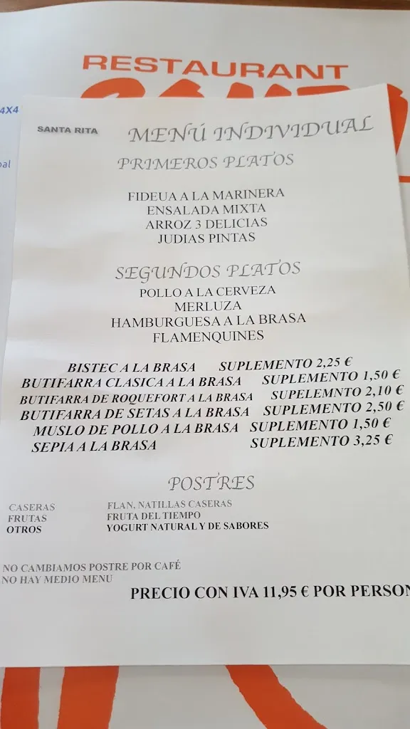 Menu_Restaurante Santa Rita_Castellbisbal_immagine_3