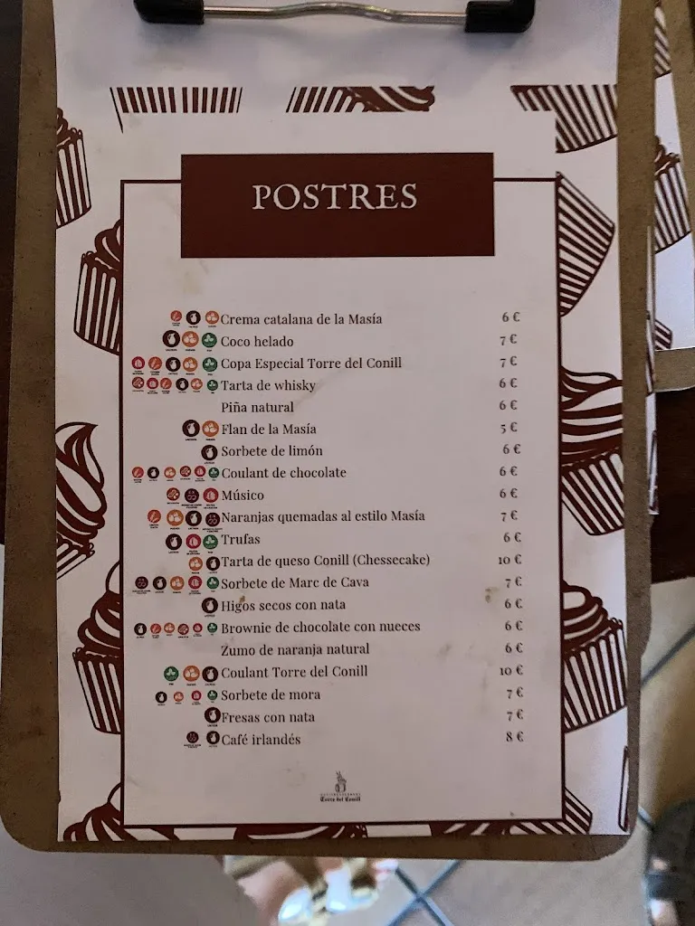 Menu_Masia Restaurant Torre del Conill_Castellbisbal_image_1