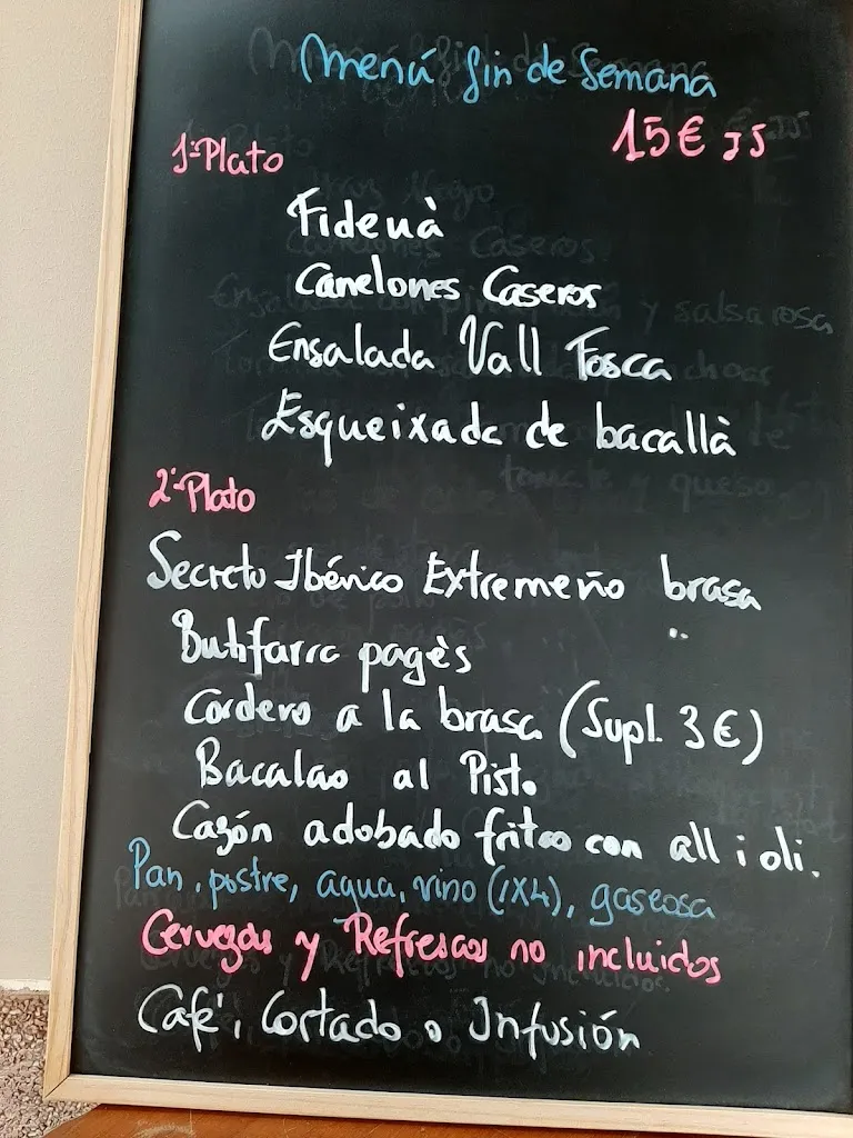 Menu_La Cassoleta_Castellbisbal_image_2