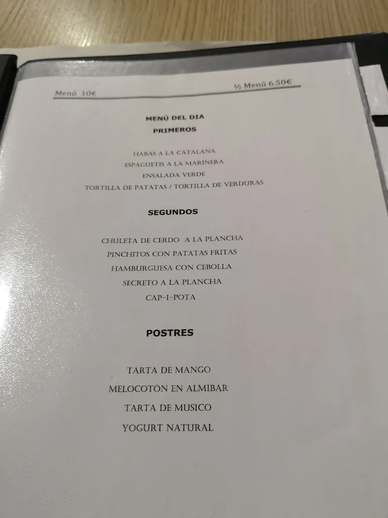 Menu_Bar El Casal_Castellbisbal_immagine_2