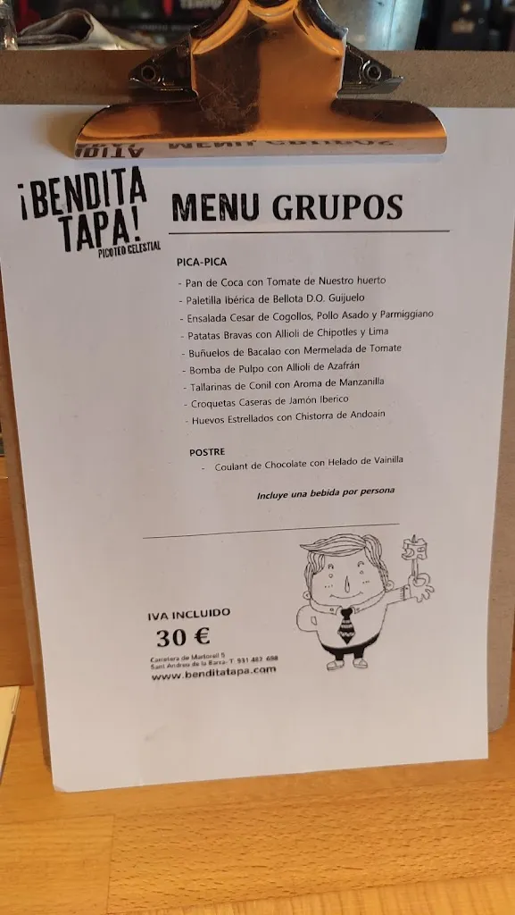Menu_¡Bendita Tapa!_Castellbisbal_image_2