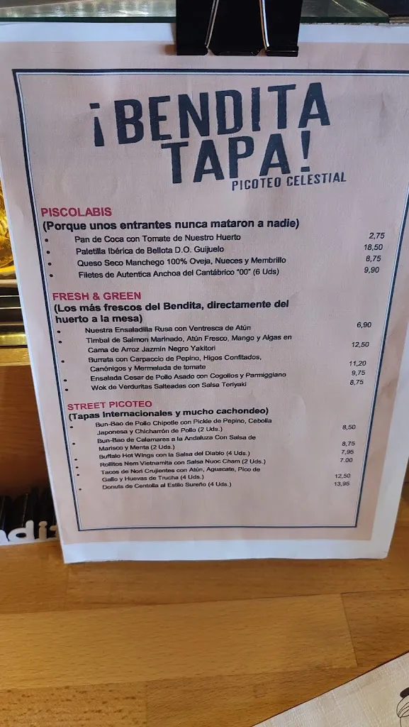 Menu_¡Bendita Tapa!_Castellbisbal_image_4