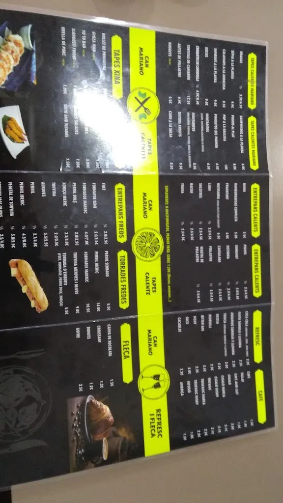 Menu_Can Mariano_Castellar del Vallès_image_2