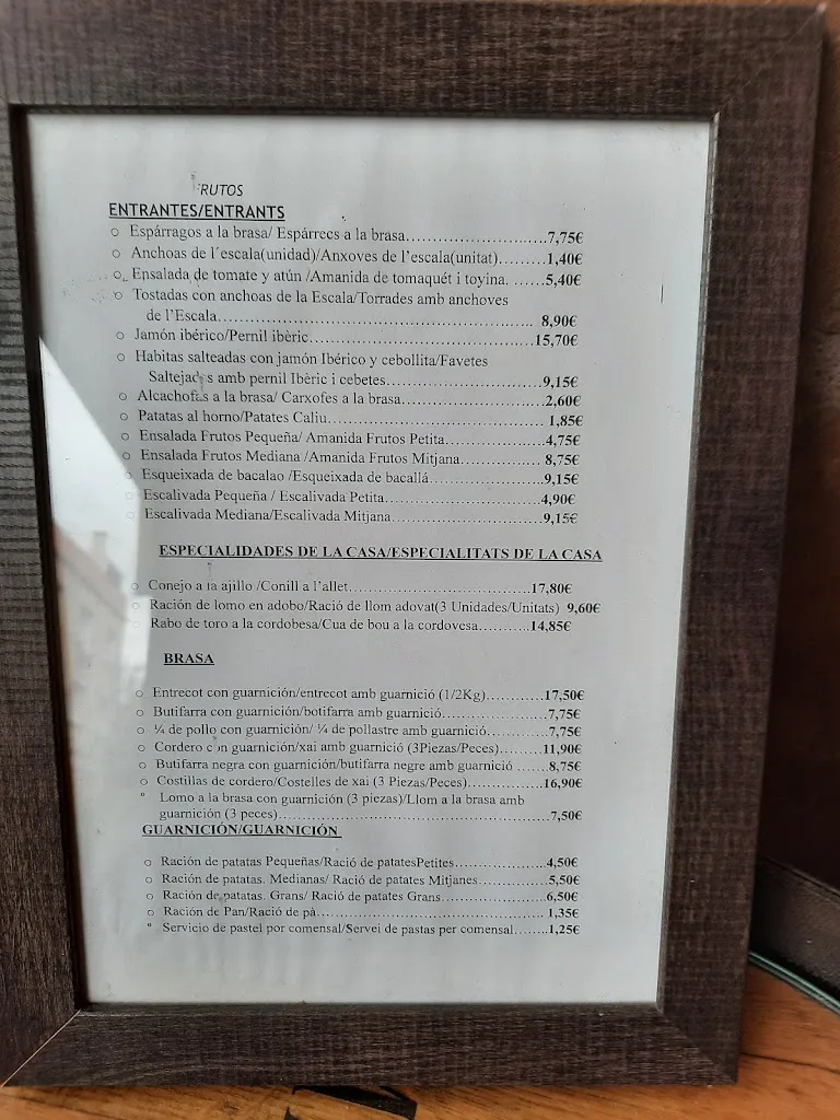 Menu_Restaurant Frutos Ramírez_Castellar del Vallès_image_1