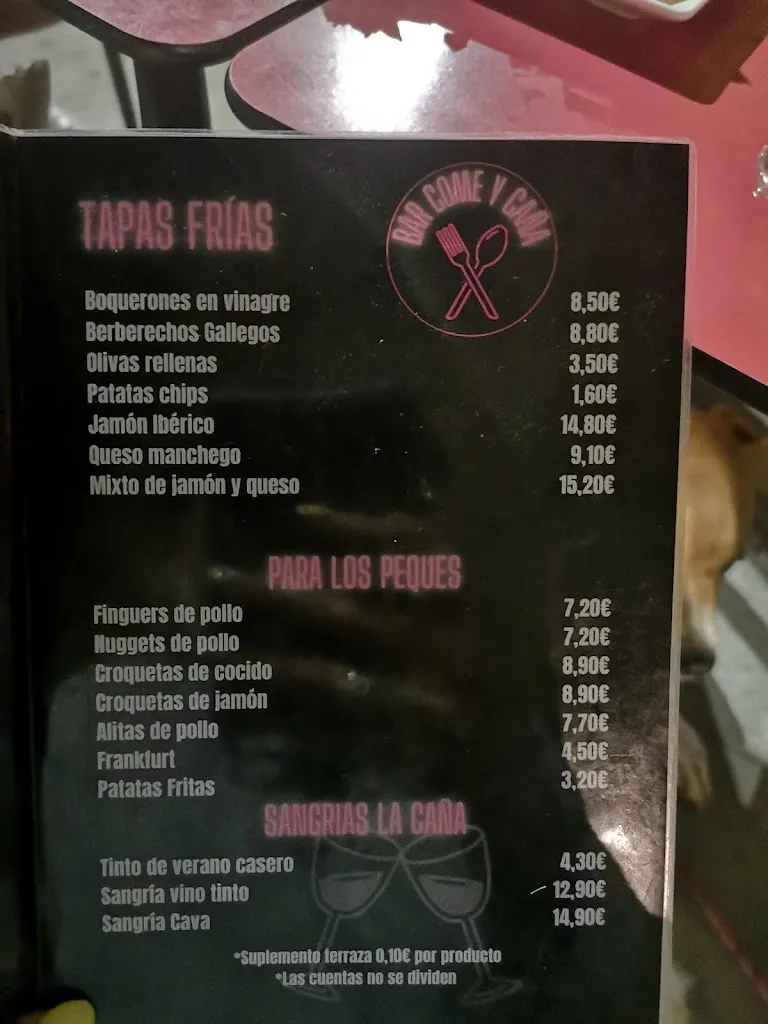 Menu_Come Y Caña_Castellar del Vallès_image_1