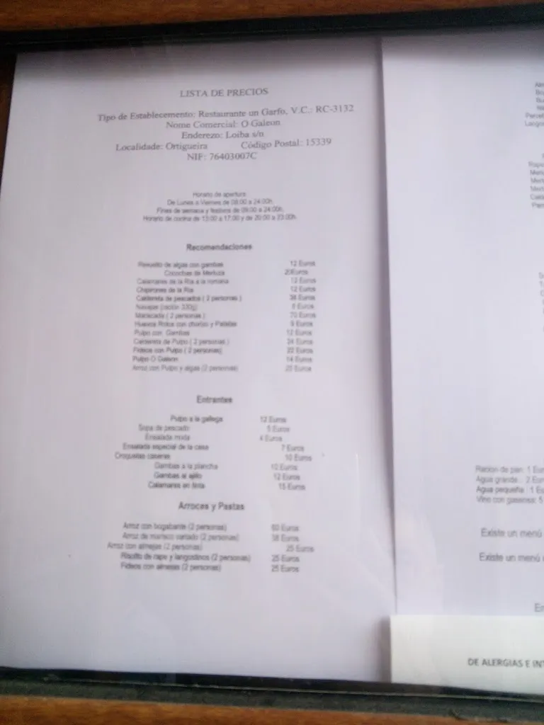 Menu_O Galeon_Ortigueira_image_4