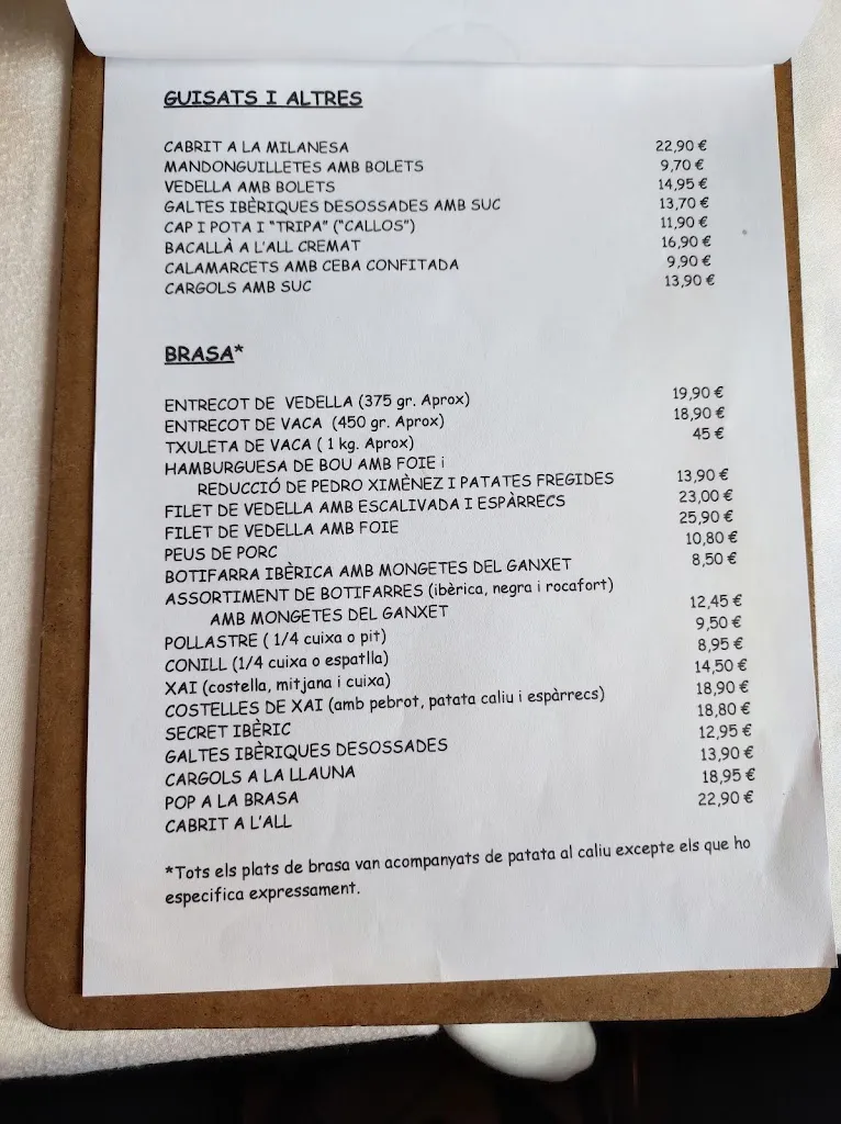 Menu_Restautant El Brunet_Castellar del Vallès_image_1