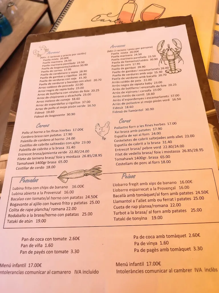 Menu_Restaurant Mas Pinetó_Castellar del Vallès_image_3