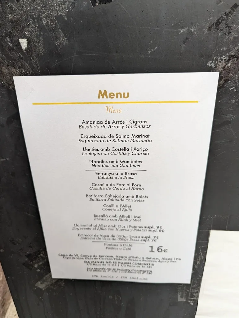 Menu_La Taverna del Gall i la Gallina_Castellar del Vallès_image_4