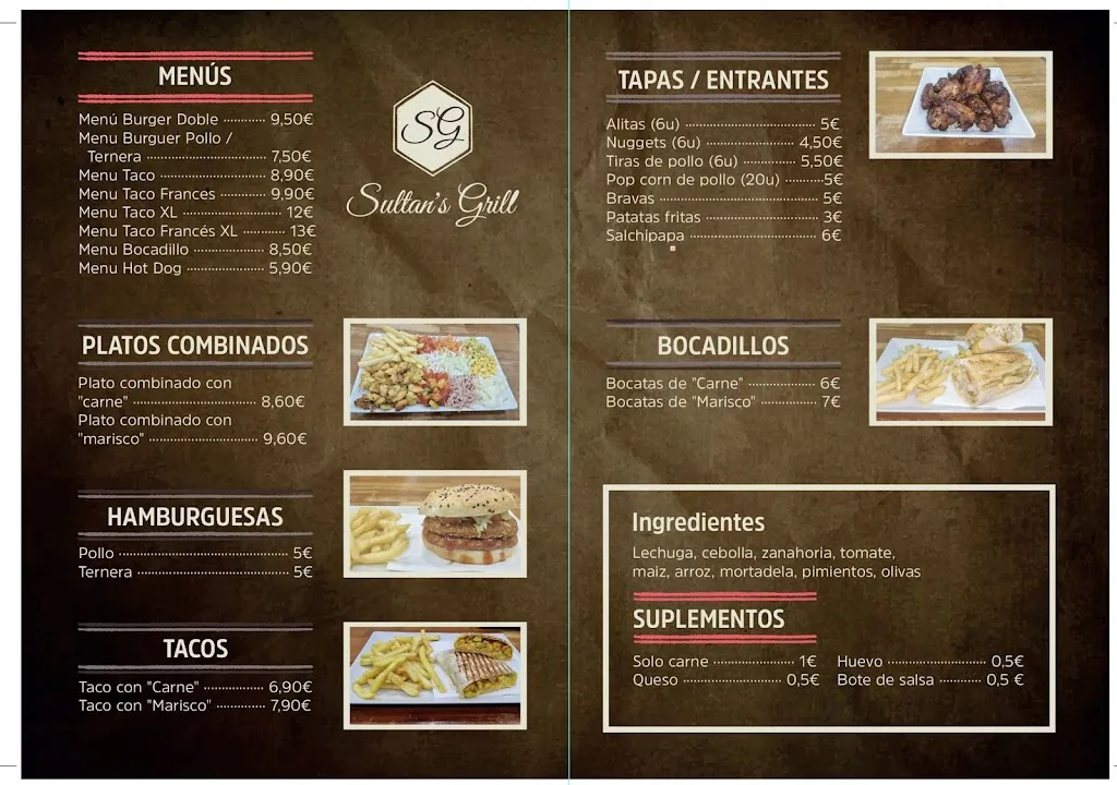 Menü_Sultan's Grill_Castellar del Vallès_Bild_1