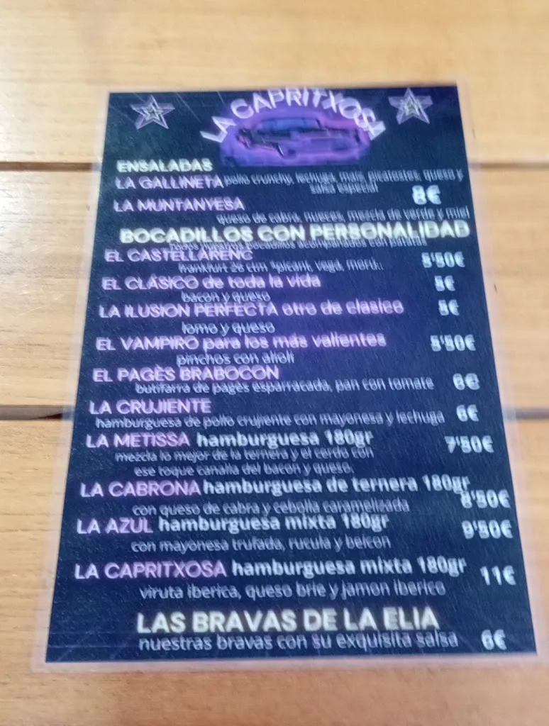 Menu_LA CAPRITXOSA_Castellar del Vallès_image_1