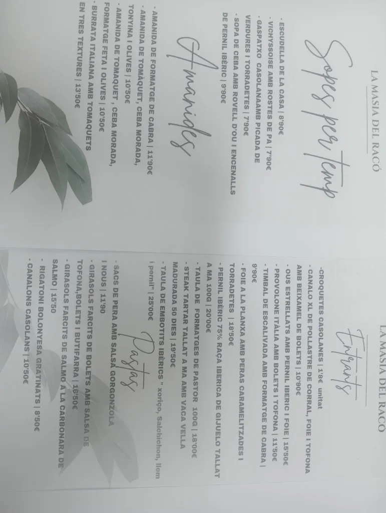 Menu_Masia del racó._Castellar del Vallès_image_2