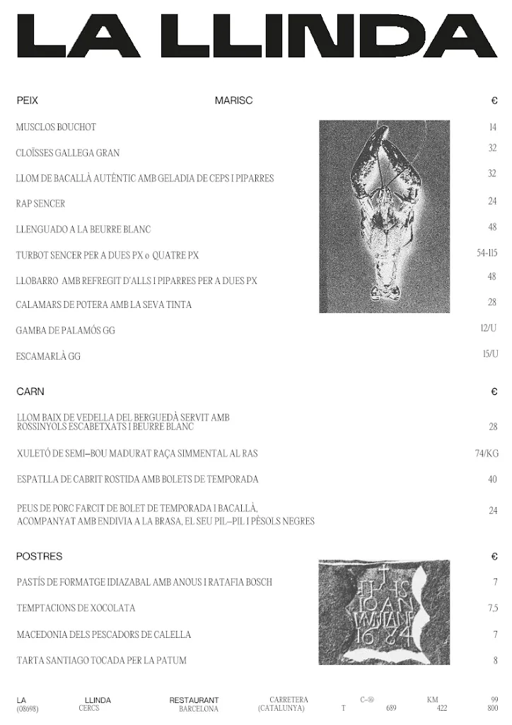 Menü_La Llinda Restaurant_Cercs_Bild_2