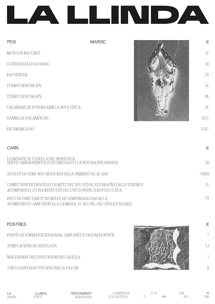 Menü_La Llinda Restaurant_Cercs_Bild_3