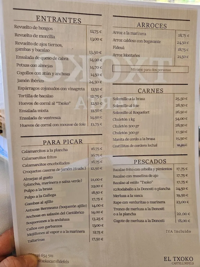 Menu_El Txoko_Castelldefels_image_1