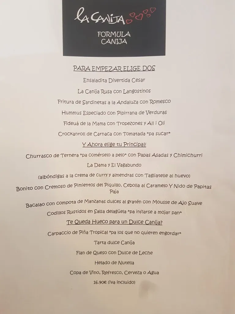 Menu_La Canija_Castelldefels_image_2