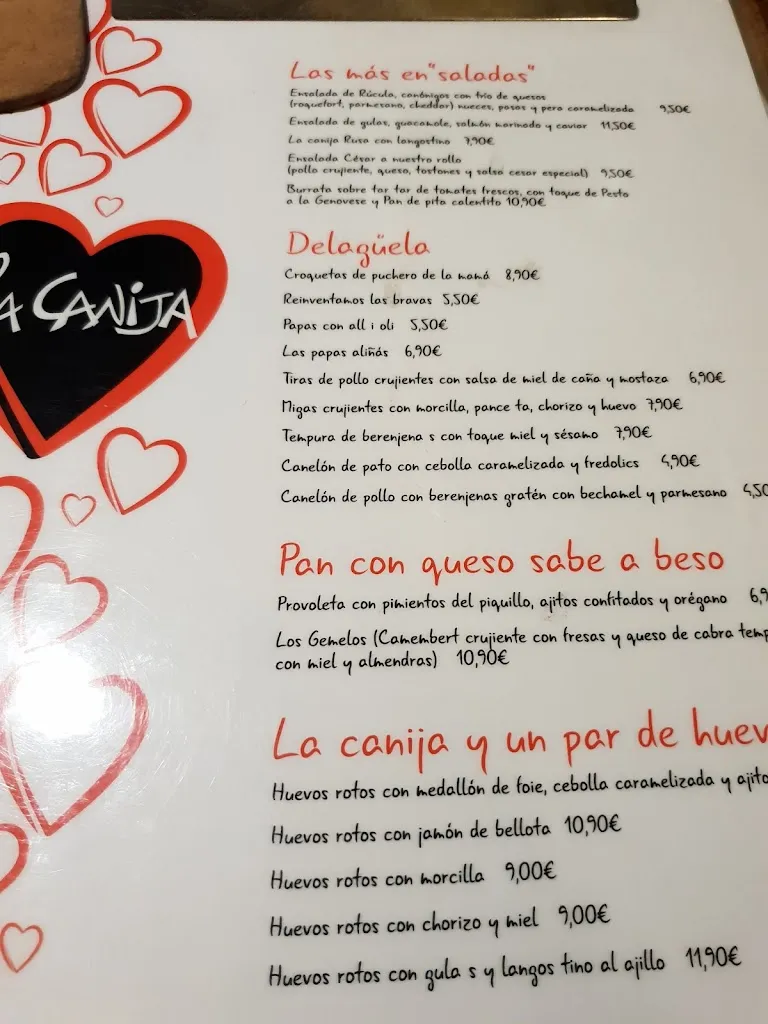 Menu_La Canija_Castelldefels_image_3