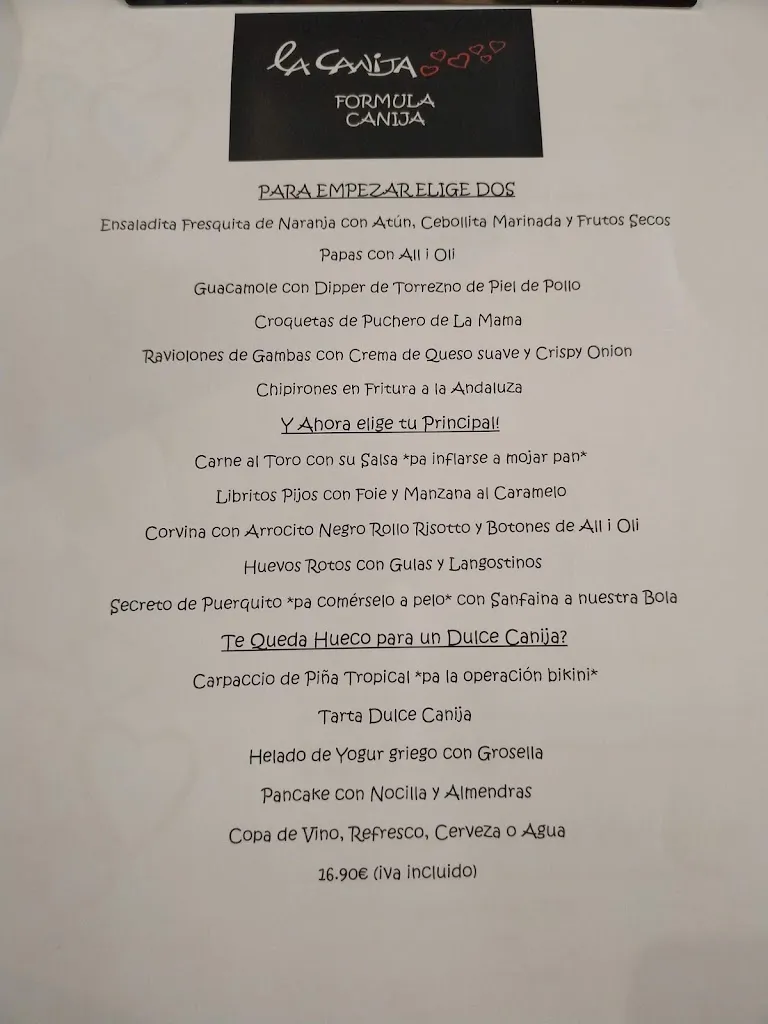 Menu_La Canija_Castelldefels_image_4