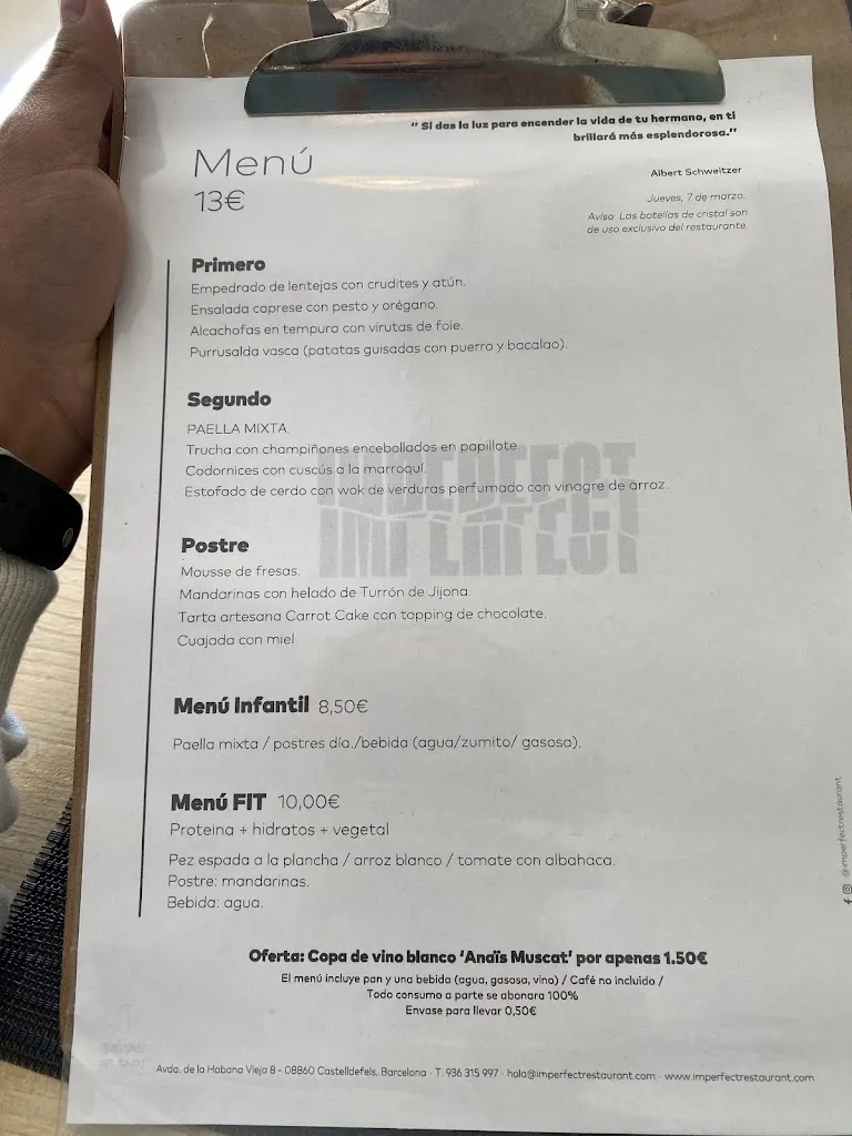 Menu_Restaurante Solidario Imperfect Castelldefels_Castelldefels_immagine_1