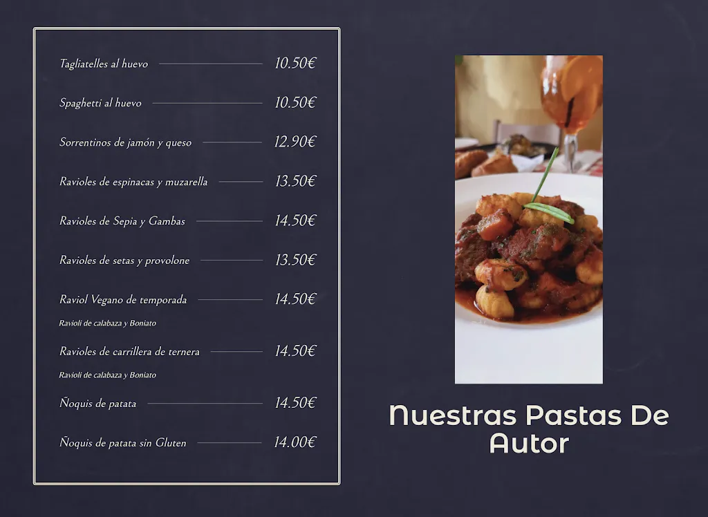 Menu_Don Alfredo Trattoria_Castelldefels_immagine_4