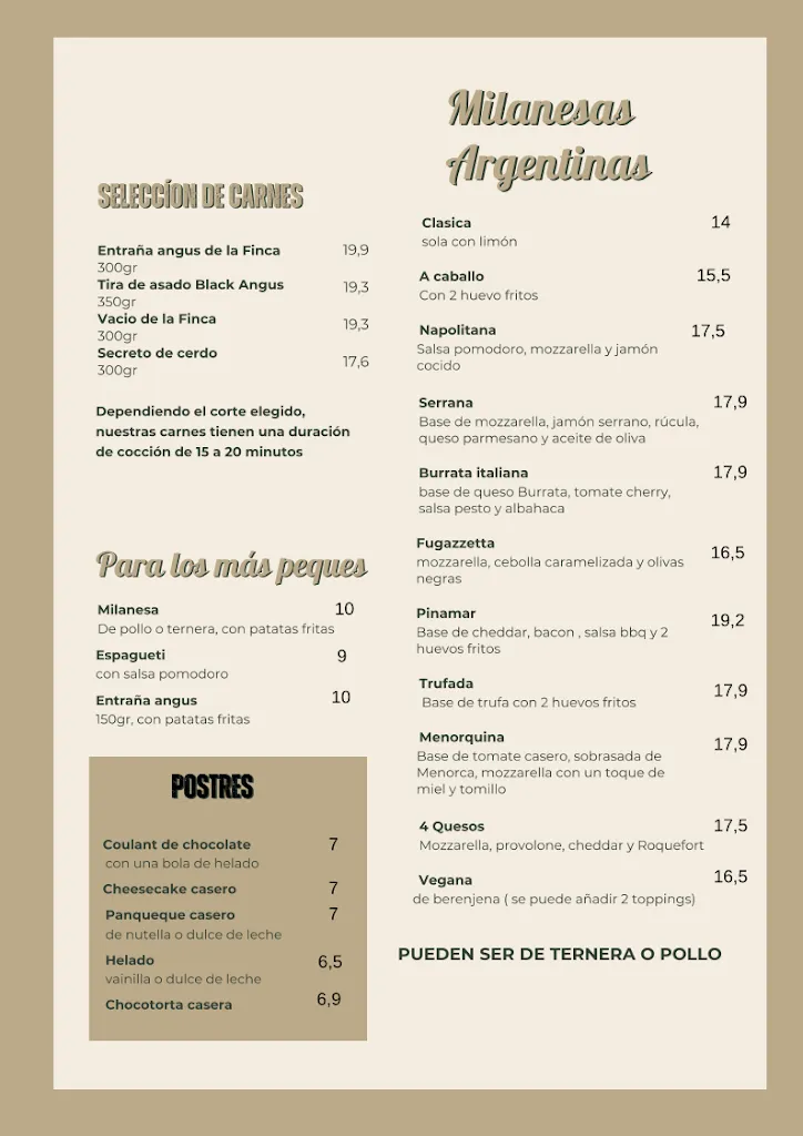 Menu_Lunchtime Spain steak_Castelldefels_image_1