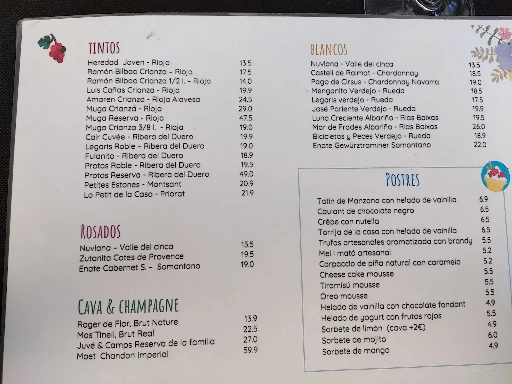 Menu_Taska Restaurant & Tapas Castelldefels_Castelldefels_image_1