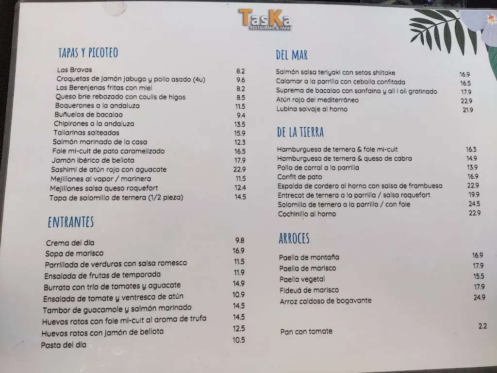 Menu_Taska Restaurant & Tapas Castelldefels_Castelldefels_image_3