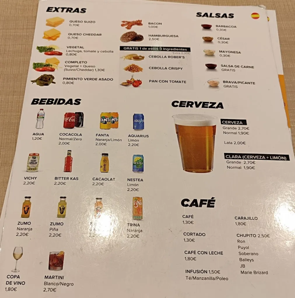 Menu_Rober's Frankfurt Castelldefels_Castelldefels_image_2