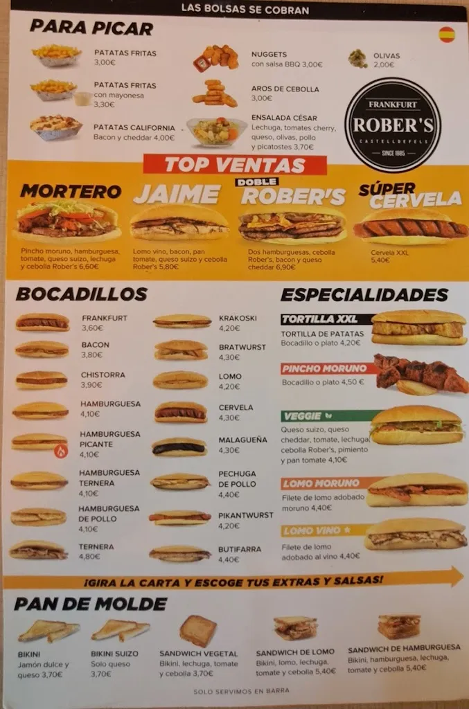 Menu_Rober's Frankfurt Castelldefels_Castelldefels_image_4