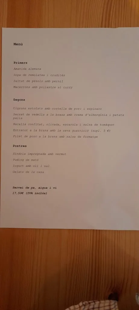 Menu_Vinya de Copons_Copons_image_1