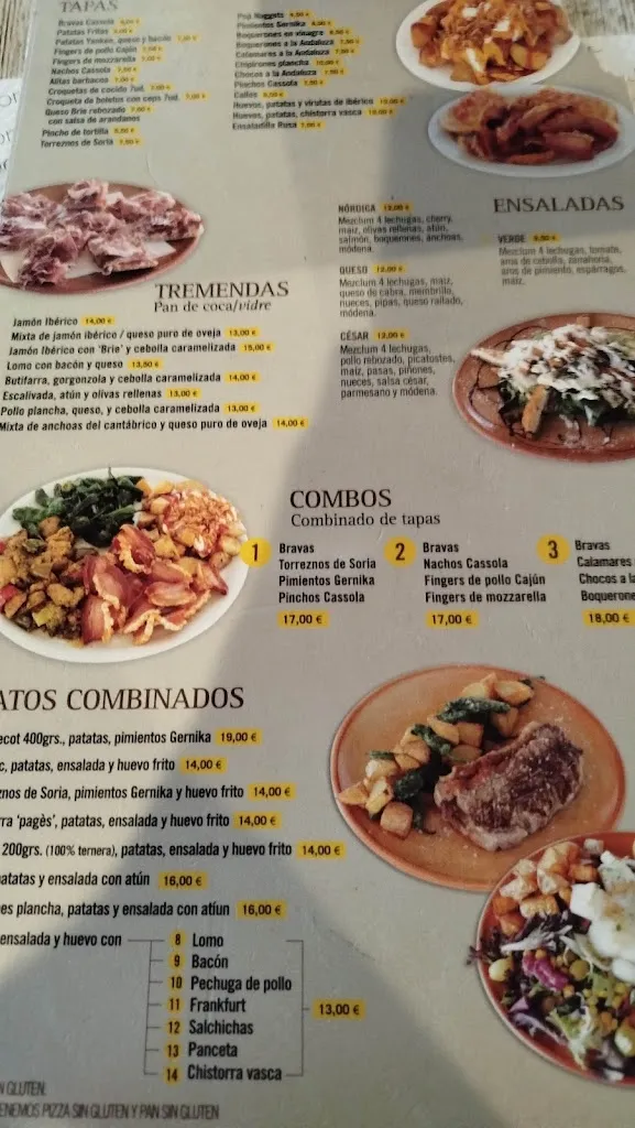 Menu_La Cassola. Restaurant, bar, pizzeria_Collbató_image_2