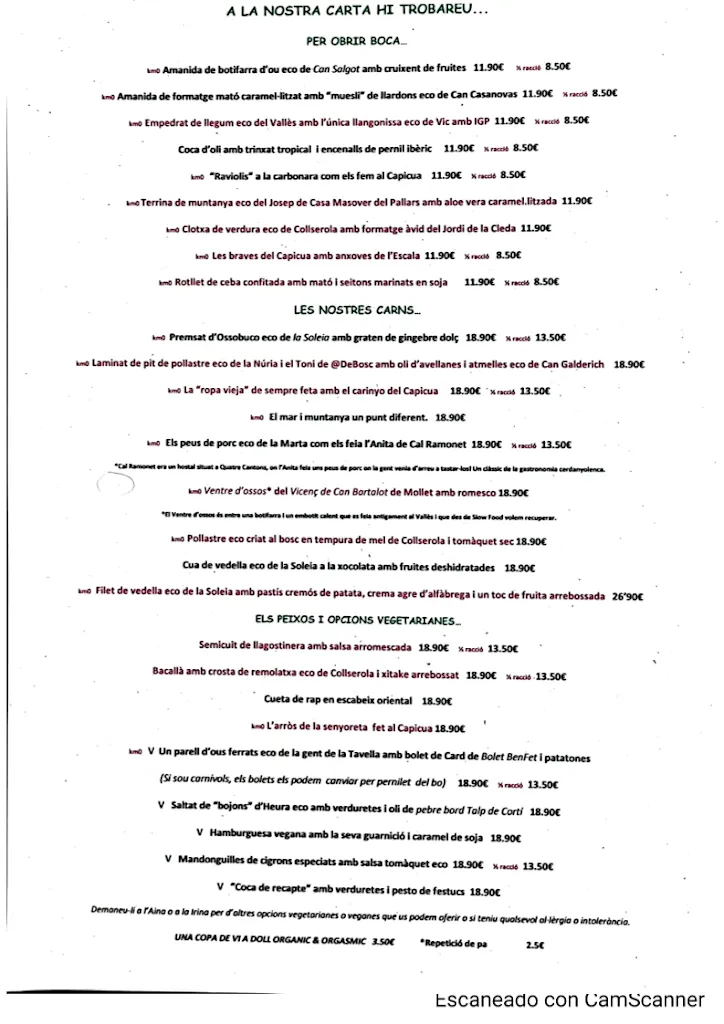 Menu_Restaurant Capicua_Cerdanyola del Vallès_image_1