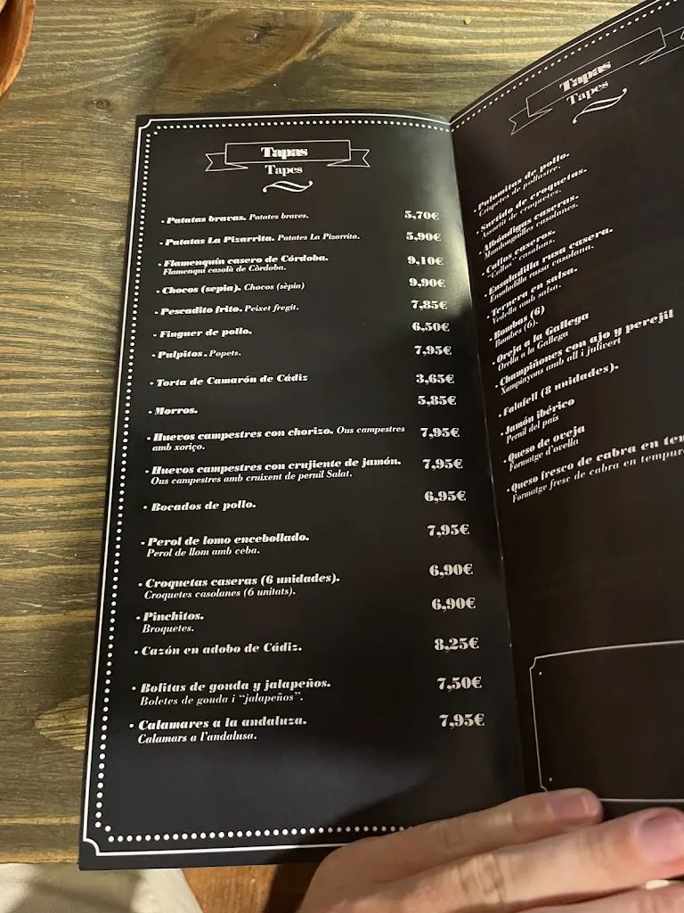 Menu_La Pizarrita de Juanlu_Cerdanyola del Vallès_image_1