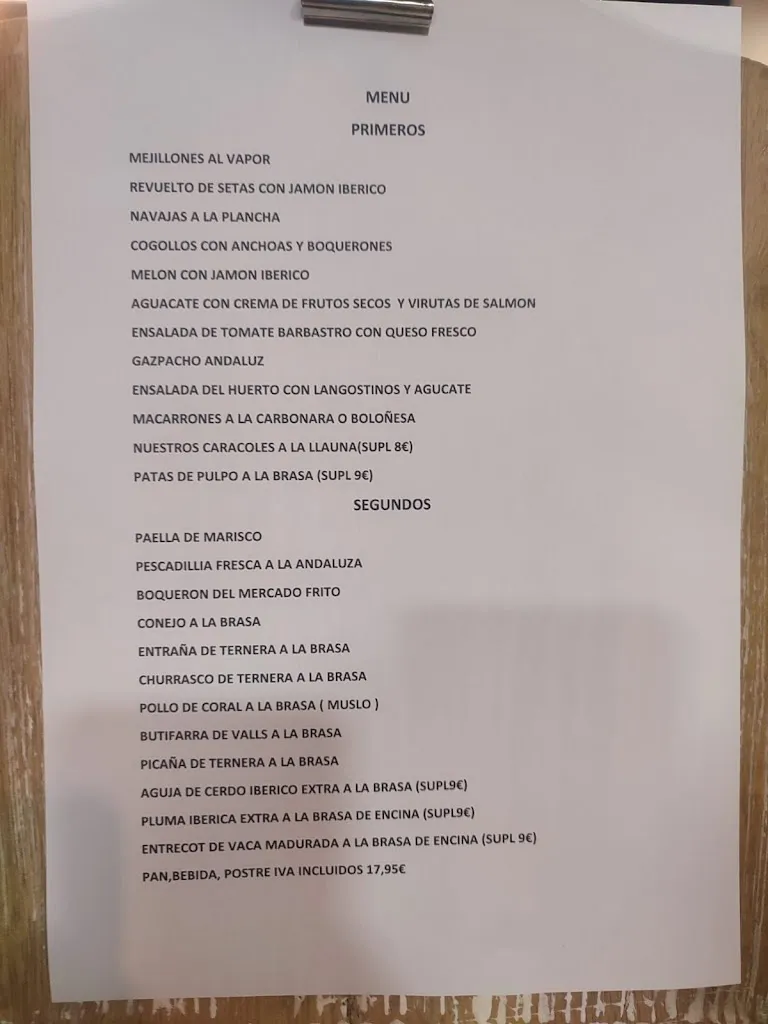 Menu_Casa Andreu_Cerdanyola del Vallès_image_1