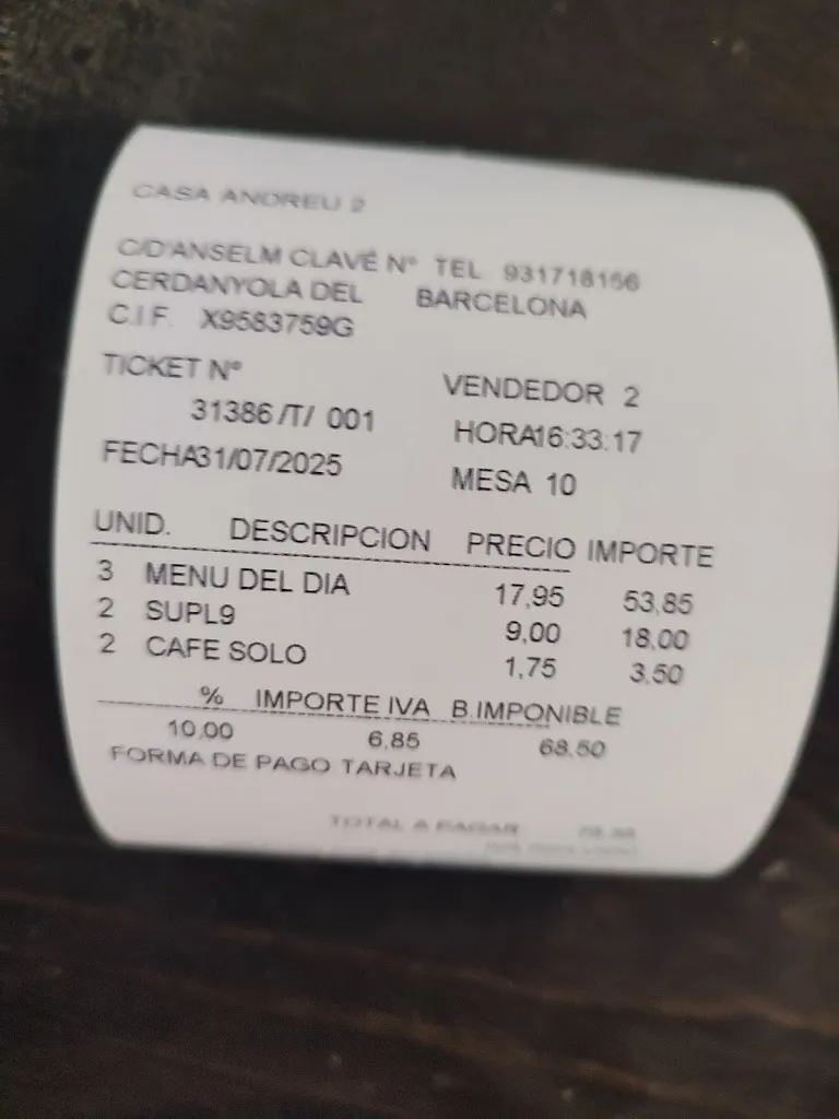 Dani Piot_Casa Andreu_Cerdanyola del Vallès_review