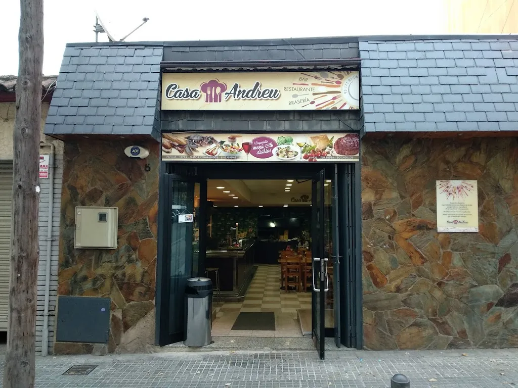 Casa Andreu restaurant in Cerdanyola del Vallès