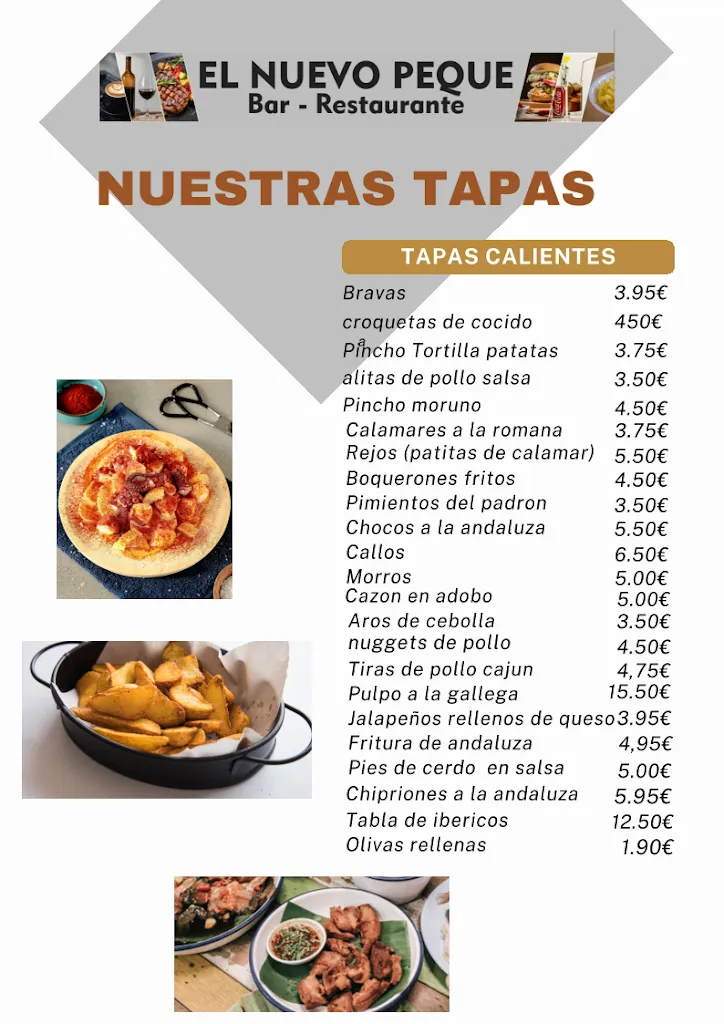 Menu_El NUEVO PEQUE BAR RESTAURANTE_Cerdanyola del Vallès_image_2