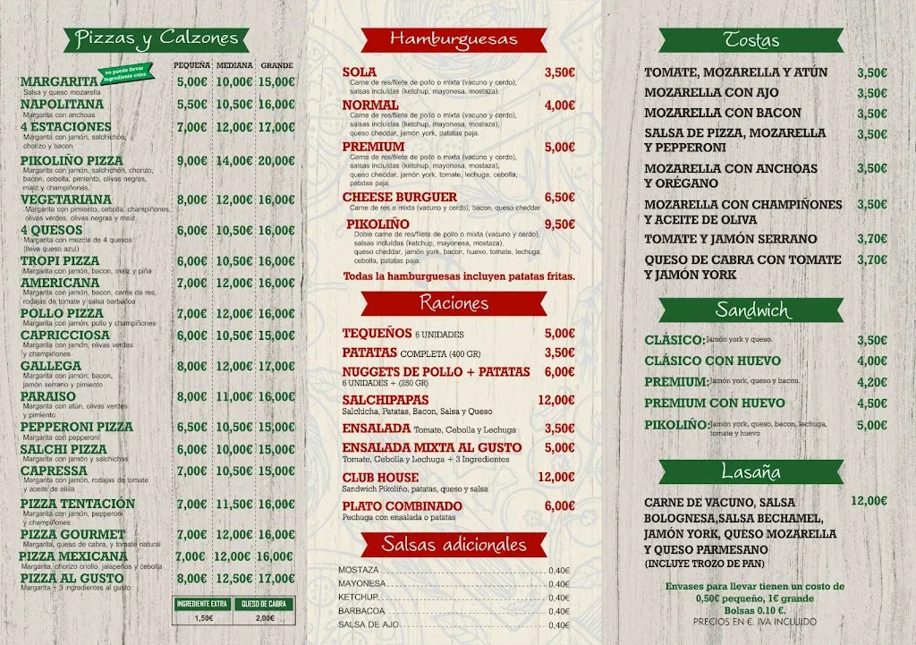 Menu_Pizzeria Pikoliño_Ordes_immagine_1