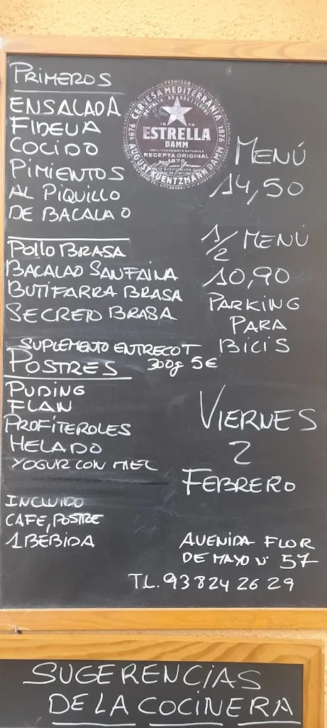 Menu_RESTAURANTE MONTFLORIT II_Cerdanyola del Vallès_immagine_2