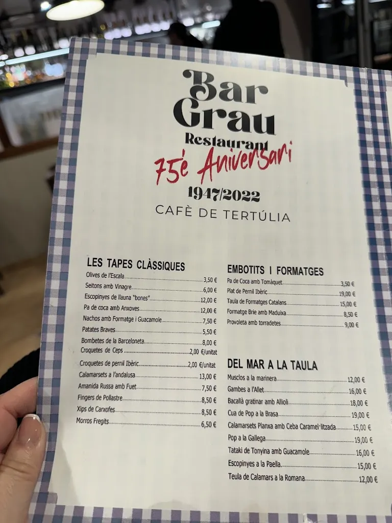 Menu_Bar Restaurant Grau S C P_Cerdanyola del Vallès_image_4