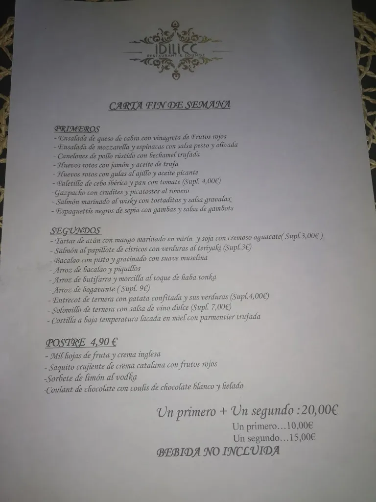 Menu_Idilicc restaurant_Cervelló_image_2